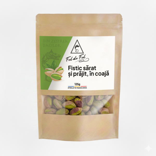 Fistic sărat și prăjit, în coajă - 125g